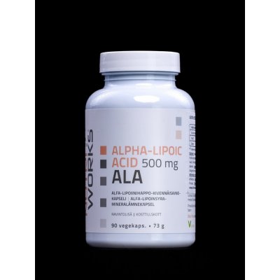 NutriWorks Alpha Lipoic Acid 500 mg 90 kapslí – Hledejceny.cz