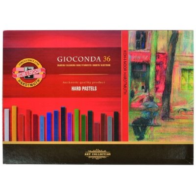 Koh-i-noor křídy (pastely) olejové umělecké GIOCONDA souprava 36 ks – Zboží Mobilmania