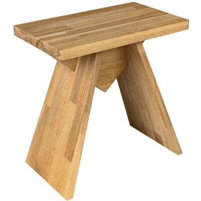Sapho Astyle koupelnová stolička 40 x 41 x 25 cm masiv přírodní dub AS410 – Zboží Dáma