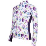 HKM Tričko funkční Lilac Flower dámské dl. rukáv bílá fialová – Sleviste.cz