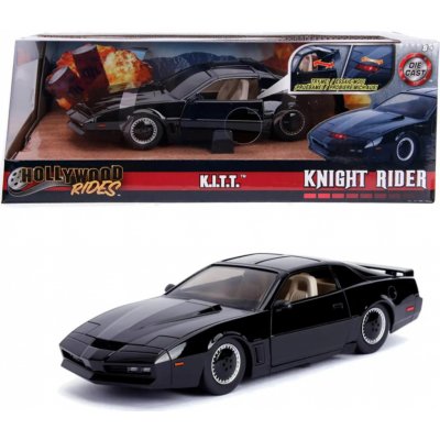 JADA vůz Knight Rider Kitt Pontiac Trans AM tlakově litý černý 1:24 – Sleviste.cz