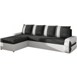 Nejlevnější nábytek Menket 2 černá látka/černá ekokůže – Zbozi.Blesk.cz