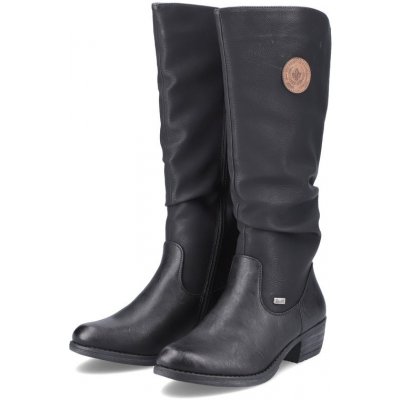 Rieker Dámská kozačka 93157-00 černé – Zboží Dáma