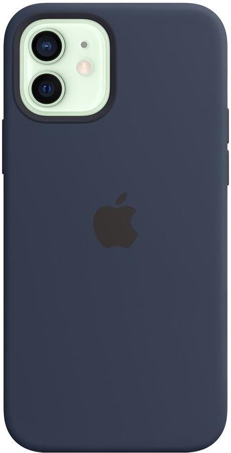 Apple iPhone 12 / 12 Pro Silicone Case with MagSafe Deep Navy MHL43ZM/A