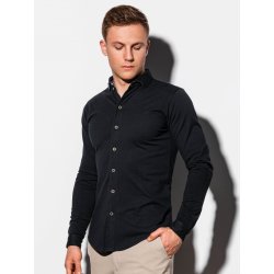 Ombre Clothing Pánská košile Earls K540 černá