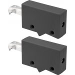 Walteco Rektifikační kování, nosnost 35 kg, černé, 2 ks 18038 – Hledejceny.cz