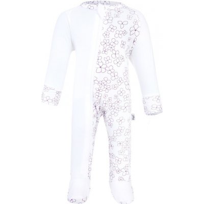 Little Angel Overal tenký TISK DR Outlast® bílá kytičky – Sleviste.cz