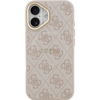 Guess 4G Gold Frame kryt s MagSafe pro iPhone 17 - růžový 57983127084 – Zboží Mobilmania