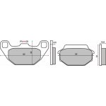 Brzdové destičky RMS 225102710 organické | Zboží Auto