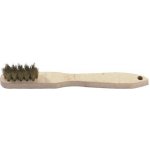 Bahco Kartáč drátěný pro čištění kontaktů zapalovacích svíček Ms, dřevěná rukojeť, 150mm, 16g b12 - BA-52 – Hledejceny.cz