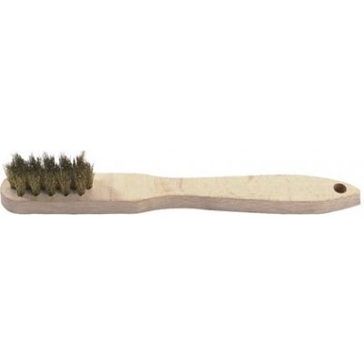 Bahco Kartáč drátěný pro čištění kontaktů zapalovacích svíček Ms, dřevěná rukojeť, 150mm, 16g b12 - BA-52 – Hledejceny.cz