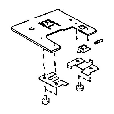 Stehová deska 754636009 JANOME – Zboží Mobilmania