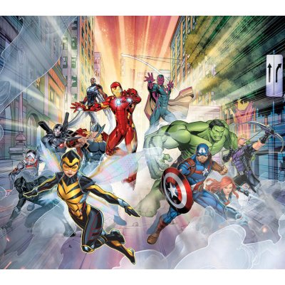 Závěsy foto Avengers 180x160cm FCS XL 4393 – Hledejceny.cz