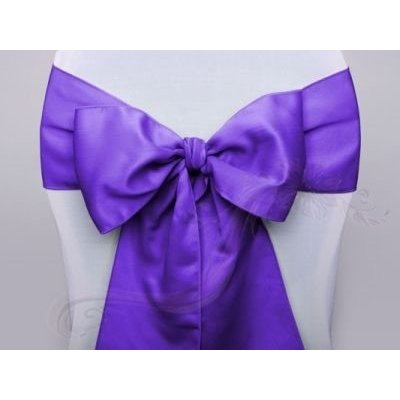 Paris Dekorace Mašle na židle fialová – Zboží Dáma