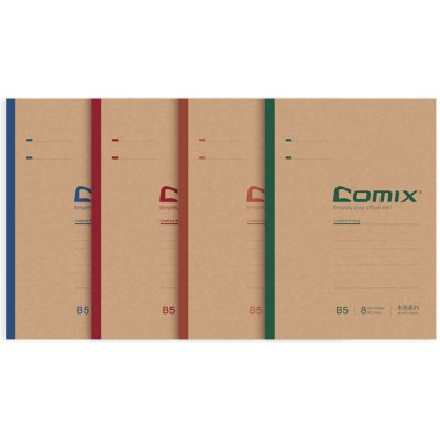 Comix Školní sešit Classic C4411 B5 Modrá – Zboží Dáma