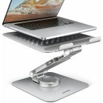 AXAGON STND-LR ALUMINUM for 10" - 17" laptops & tablets, 360° rotation, adjustable height & angle (STND-LR) – Sleviste.cz