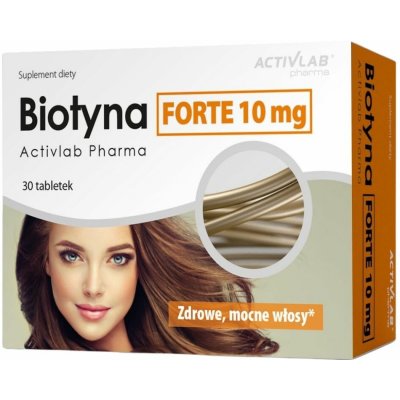 Activlab Pharma Biotin Forte 10 mg 30 tablet – Hledejceny.cz
