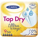 Hygienické vložky Carine Ultra Wings Top Dry 9 ks