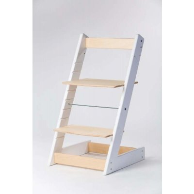 Lucas Wood Style rostoucí židle Alfa I bílá/přírodní – Zboží Dáma