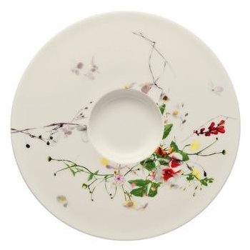 Rosenthal Portauovo con ripiano per Uova Fleurs des Alpes, 13,6 cm Brill. Fleurs D.Alpes, Bone China