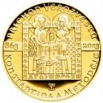 ČNB Zlatá mince 10000 Kč Příchod věrozvěstů Konstantina a Metoděje 2013 Proof 1 oz – Zboží Mobilmania