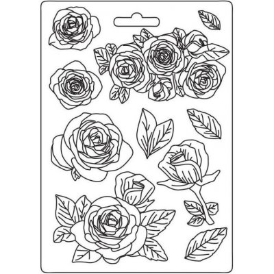 Stamperia Forma na odlévání A5 Růže – Zboží Mobilmania