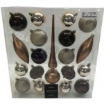 HOMESTYLING Vánoční ozdoby sada 19 ks jantar KO-CAN305240 – Zboží Mobilmania