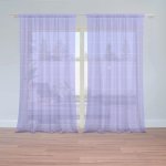 Záclony Čtvercový vzor fialové: 2 ks - 150x250 cm - Sablio – Hledejceny.cz