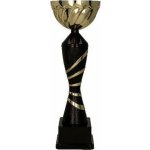Kovový pohár Zlato-černý 26 cm 10 cm – Zboží Dáma