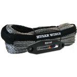 HUSARWINCH Syntetické lano pro naviják, šedé - zvýhodněná sada s očnicí, 10 mm 28 m