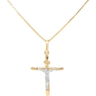 Beny Jewellery Zlatý Kříž s Ježíšem Kristem 7151444
