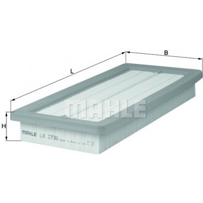 Vzduchový filtr MAHLE LX 2738 – Hledejceny.cz