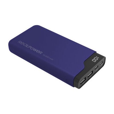 RealPower PB-15000C 15000 mAh modrá – Zboží Živě