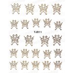 Samolepky na nehty zlaté 011 – Zboží Dáma