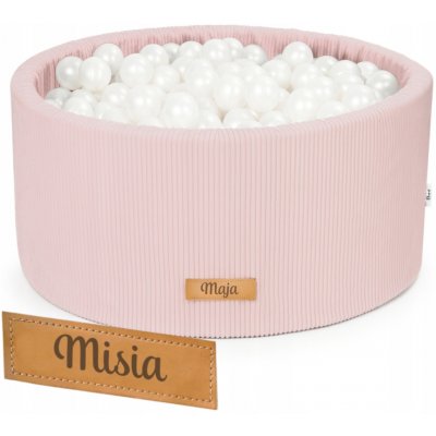 Flumi bazén s míčky pěnový 90 x 40 cm růžový + 200 míčků – Hledejceny.cz