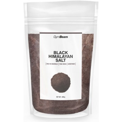 GymBeam černá himalájská sůl jemná 500 g – Zboží Dáma