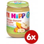 HiPP Bio Jablka s mangem a banány 6 x 190 g – Zboží Mobilmania