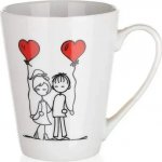 Banquet Hrnek keramický LOVE mix dekorů 330 ml – Zbozi.Blesk.cz