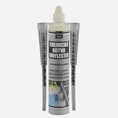 Den Braven 74016SL Chemická kotva VINYLESTER SF Silver line, kartuše 300 ml, šedá – Sleviste.cz
