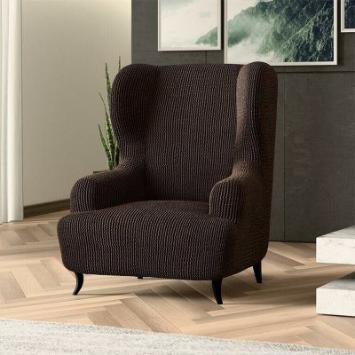 GA.I.CO bielastický potah na křeslo ušák Costina tabákový 60 - 110 cm – Sleviste.cz