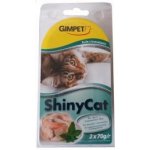 GimBorn GimCat ShinyCat tuňák s krevetami 2 x 70 g – Sleviste.cz
