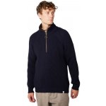 Peregrine Ford Zip Neck Jumper ,írně zrnitý tmavý rolák na zip navy – Zboží Mobilmania