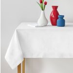 Textilomanie Bavlněný ubrus bílý 140x160 cm – Zboží Dáma