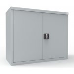 Malow Spisová skříň kovová SBM 802 M 810 x 800 x 435 mm světle šedá, béžová – Zbozi.Blesk.cz