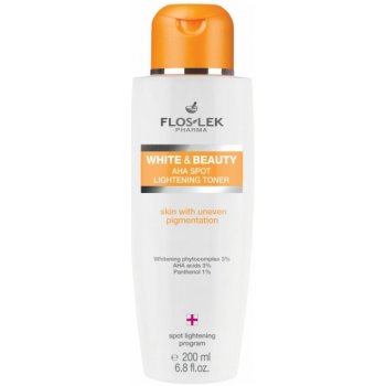 FlosLek Pharma White & Beauty tonikum s bělicím účinkem 200 ml