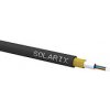 síťový kabel Solarix 70299087 Zafukovací MINI 8vl 9/125 HDPE Fca, černý