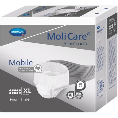 Molicare Mobile 10 kap. XL 14 ks – Zbozi.Blesk.cz