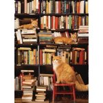 Cobble Hill XXL Gotham Bookstore Cats 500 dílků – Zboží Mobilmania