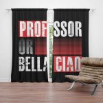 Sablio Závěs La Casa de Papel Professor or Bella Ciao motiv 3: 2ks 140x250cm – Hledejceny.cz