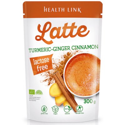 Health Link Kurkuma latte se zázvorem a skořicí Bio 300 g – Sleviste.cz